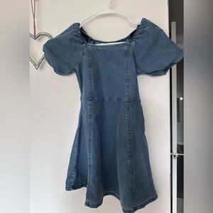 H&M Blue Kids soft denim Dress